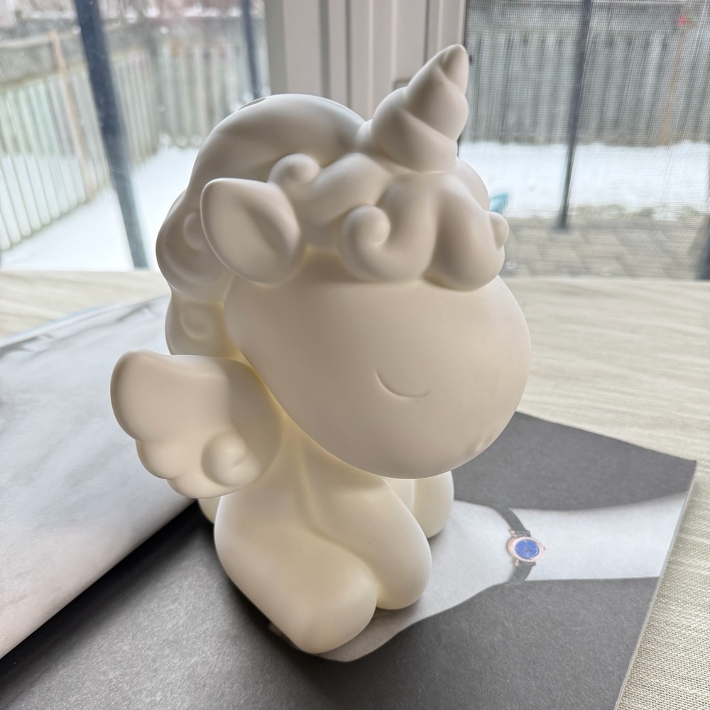 Unicorn Paint your own Unicorn Piggy Bank